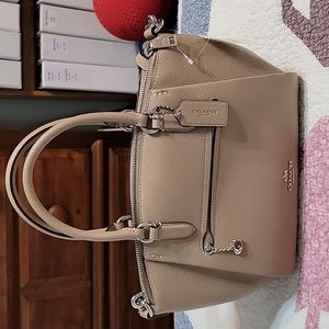 Coach Pebble Elise leather crossbody handbag NWT  tan